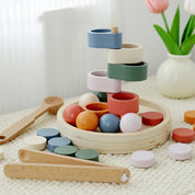 Brinquedo Montessori de Classificação e Coordenação Motora