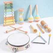 Conjunto Musical Montessori em Madeira para Crianças