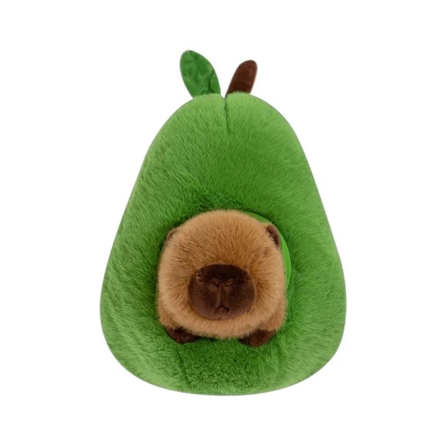 Grande Abacate Brinquedo De Pelúcia, Boneca Capivara, Capibala Travesseiro De Dormir, Presente De Férias Kawaii, Criativo Fruta Pano Boneca Almofada