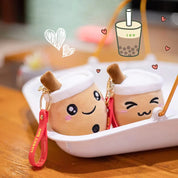 Chaveiro de Pelúcia Boba Tea 10 cm