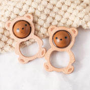 Chocalho de Madeira Urso Musical Montessori