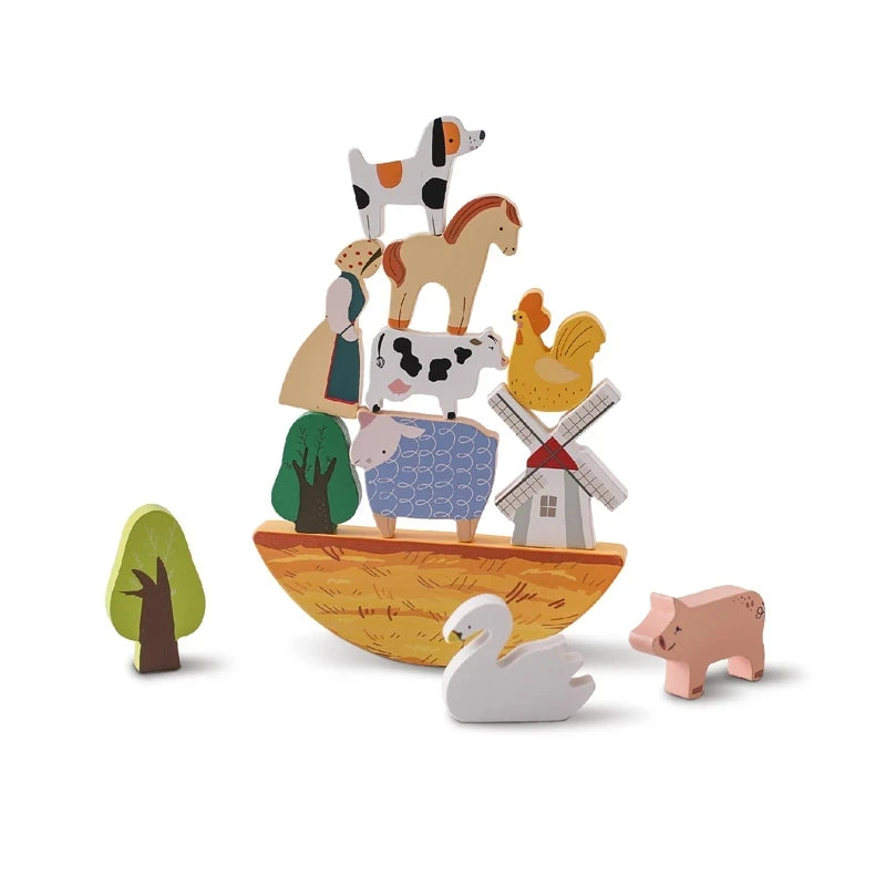 Brinquedo de Equilíbrio Montessori de Madeira para Crianças