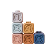 Blocos de Silicone Montessori para Bebês