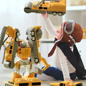 Robô Caminhão Brinquedo 5 Em 1 Monta Desmonta Transformável