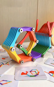 Brinquedo Dobrável Educativo para Desenvolvimento Infantil