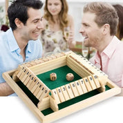 Jogo de Tabuleiro de Madeira