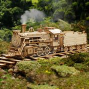 Quebra-Cabeça 3D Locomotiva de Madeira