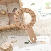 Kdis Outdoor Exploration Set Insects Plants Observation Box Wooden Cognitive Magnifying Glass Natural Forest Adventure Toys Gift