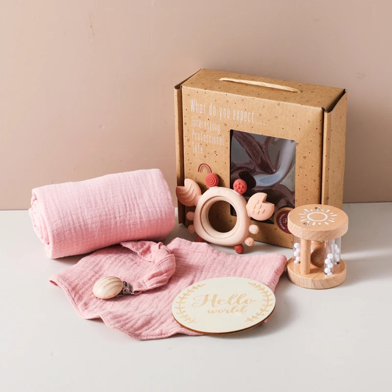 Kit Premium Presente Brinquedos de Banho para Bebês - 6 Peças