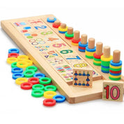 Placa Logarítmica Montessori: Aprendizado Divertido e Educativo