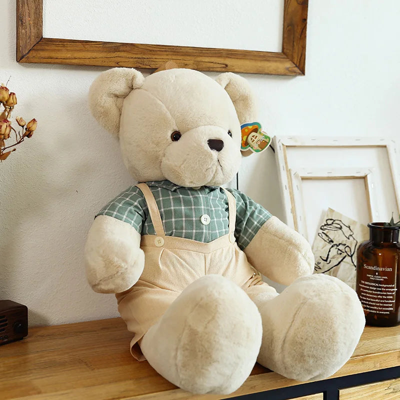 80cm bonito macio fresco casal urso brinquedos de pelúcia kawaii presente de natal travesseiro crianças brinquedos de pelúcia decoração do quarto ponto urso de pelúcia