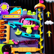 Brinquedo educacional montessori, pista multicamadas, jogo de aventura, trilho, bola de rolamento, modelo interativo, cérebro para crianças