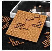 Quebra-cabeça de madeira impossível iq quebra-cabeças para adultos impossível jigsaw quebra-cabeças dez níveis de dificuldade tangram jogos de tabuleiro