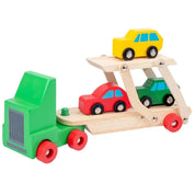 Brinquedo Educacional de Madeira: Carro e Avião Duplo