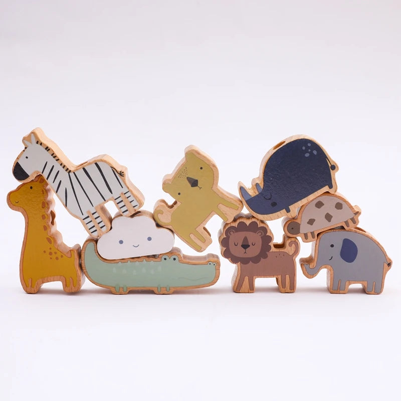 Brinquedo de Equilíbrio Montessori de Madeira para Crianças