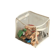 Cesta Transparente para Organização de Brinquedos