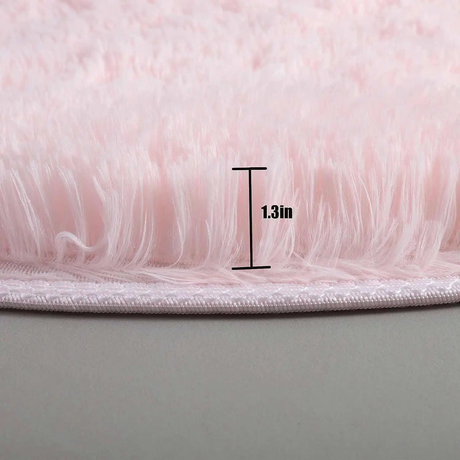 Tapete de Pelúcia Redondo Fofo para Crianças - Conforto e Elegância