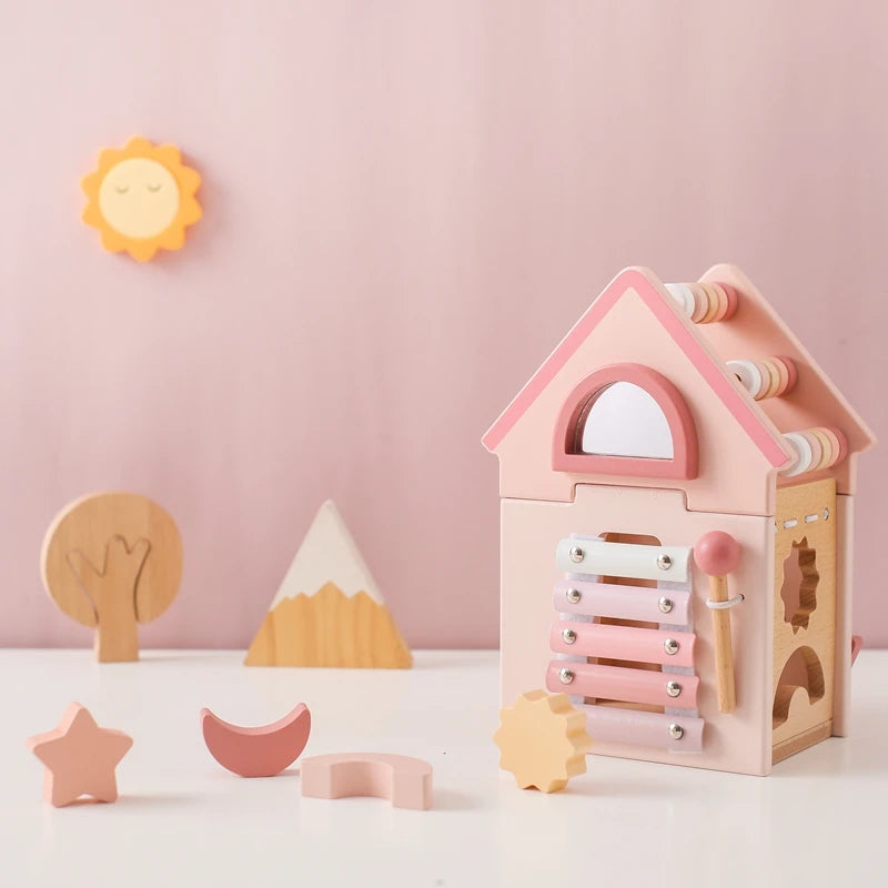 Brinquedo Educativo Montessoriano 5 em 1 para Crianças