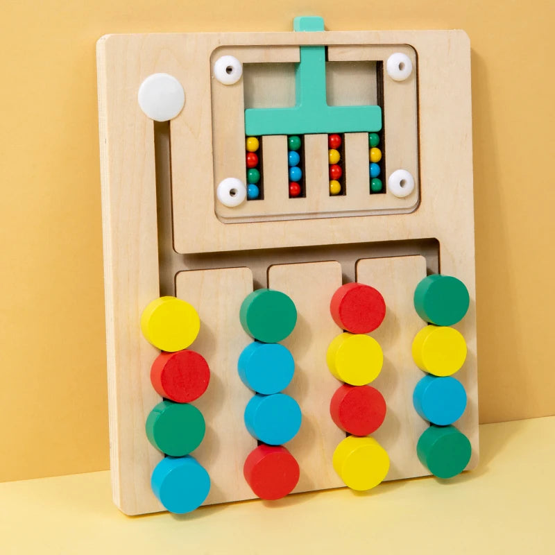 Quebra-Cabeça de Madeira Montessori - Aprendizagem Divertida