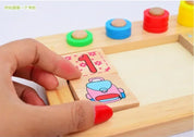 Placa Logarítmica Montessori: Aprendizado Divertido e Educativo