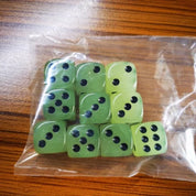 Dados Luminosos 10 Unidades para Jogos de Tabuleiro e Ensino