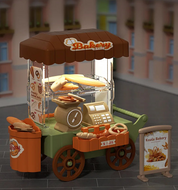 Brinquedo de Carrinho de Compras em Miniatura DIY