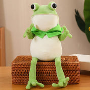 Pelúcia Kawaii Sapo Olhos Grandes