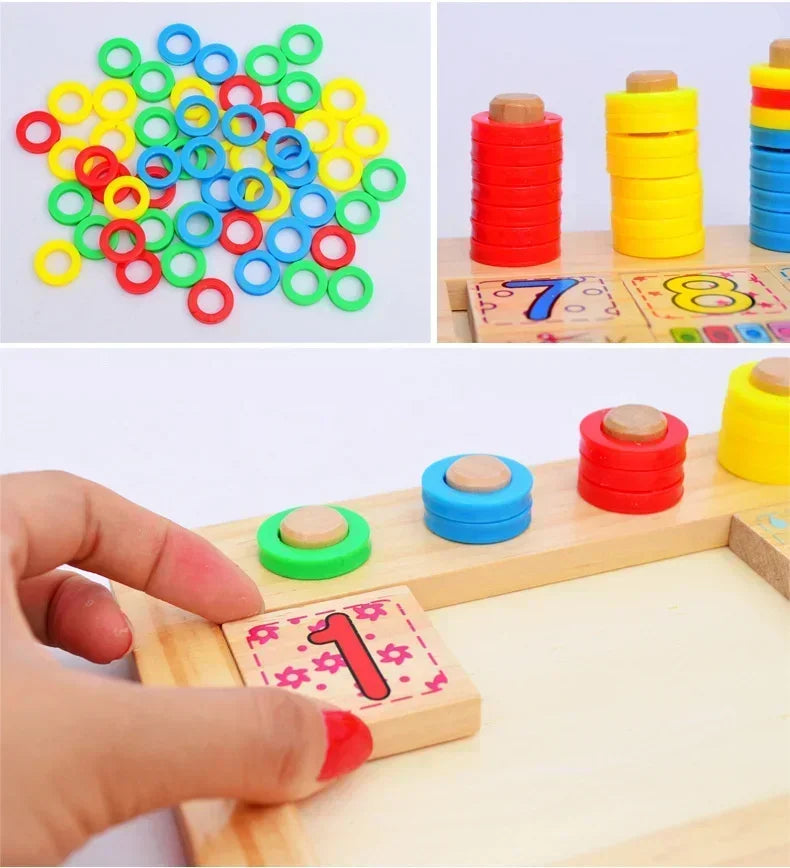 Placa Logarítmica Montessori: Aprendizado Divertido e Educativo