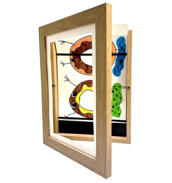 Molduras de arte para crianças, frente magnética aberta, exibição mutável, decoração de casa, quadro infantil para pôster, foto, desenho, pinturas, fotos, novo
