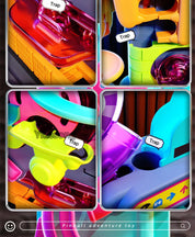 Brinquedo educacional montessori, pista multicamadas, jogo de aventura, trilho, bola de rolamento, modelo interativo, cérebro para crianças