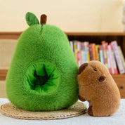 Grande Abacate Brinquedo De Pelúcia, Boneca Capivara, Capibala Travesseiro De Dormir, Presente De Férias Kawaii, Criativo Fruta Pano Boneca Almofada