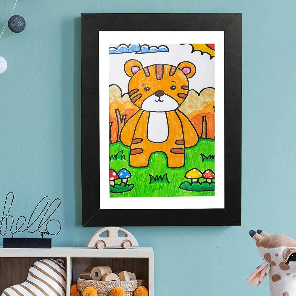 Molduras de arte para crianças, frente magnética aberta, exibição mutável, decoração de casa, quadro infantil para pôster, foto, desenho, pinturas, fotos, novo