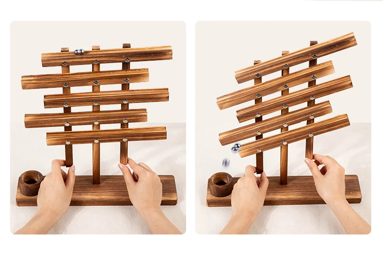 Brinquedo Educativo de Equilíbrio de Madeira Montessori