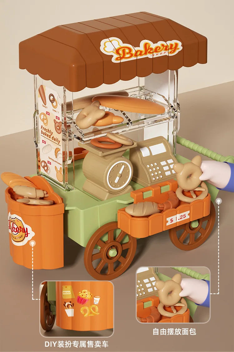 Brinquedo de Carrinho de Compras em Miniatura DIY