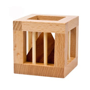 Brinquedo Educativo de Madeira – Caixa de Permanência Montessori