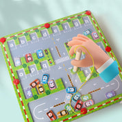 Placa magnética do labirinto do alfabeto, brinquedos de aprendizagem e brinquedos de classificação de cores quebra-cabeças coloridos do alfabeto para crianças abc alfabeto ímãs motor fino
