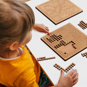 Quebra-cabeça de madeira impossível iq quebra-cabeças para adultos impossível jigsaw quebra-cabeças dez níveis de dificuldade tangram jogos de tabuleiro