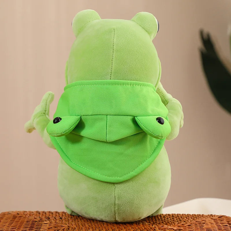 Pelúcia Kawaii Sapo Olhos Grandes