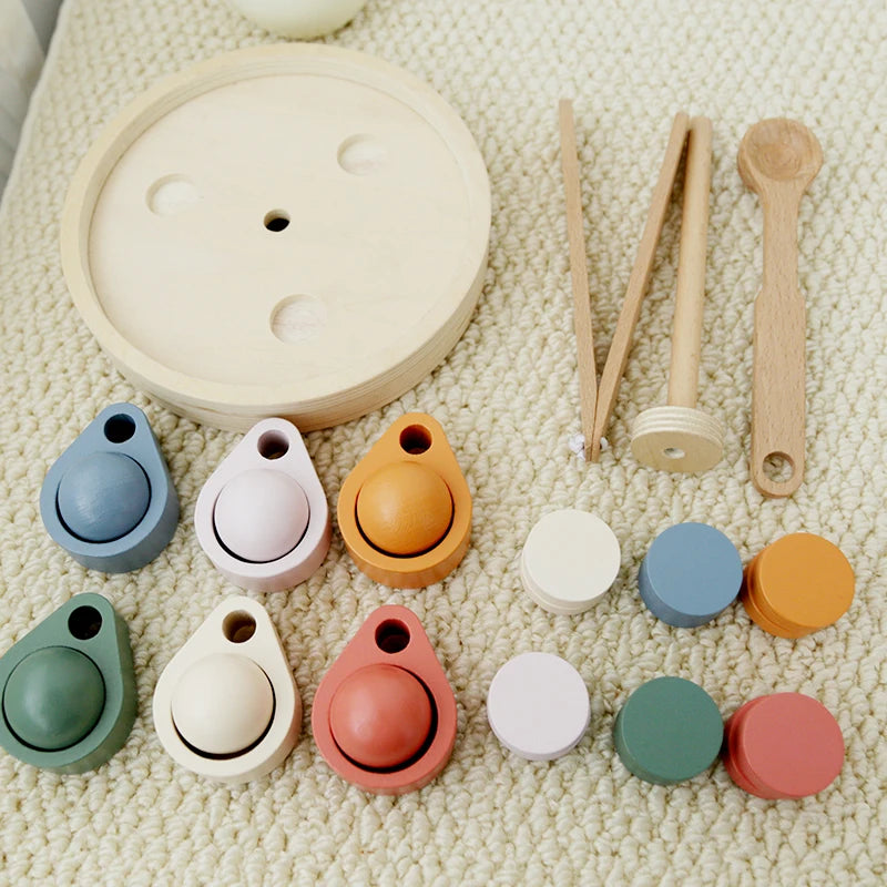 Brinquedo Montessori de Classificação e Coordenação Motora