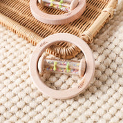 Chocalho Sensorial Montessori Arco-Íris de Madeira