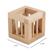 Brinquedo Educativo de Madeira – Caixa de Permanência Montessori