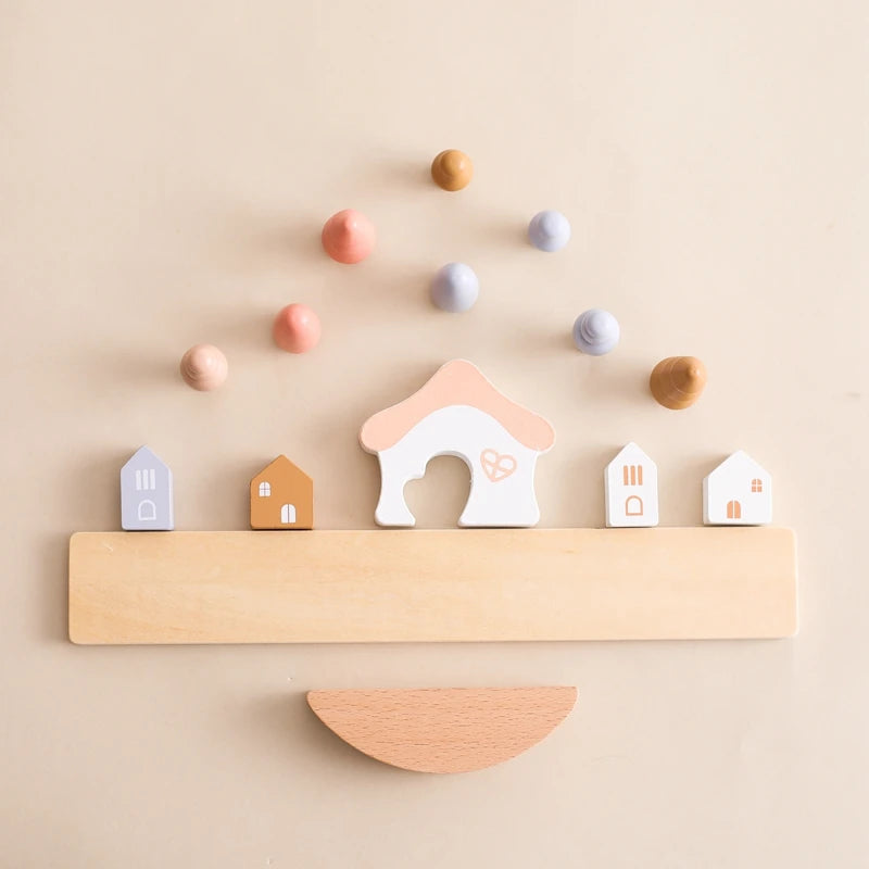 Brinquedo de Equilíbrio Montessori de Madeira para Crianças