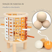 Jogo Educacional Montessori de Habilidades Motoras para Crianças