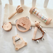Conjunto Musical Montessori de Madeira para Bebês