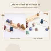 Brinquedo de Equilíbrio Montessori de Madeira para Crianças