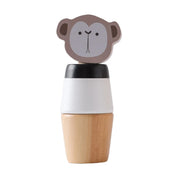 Montessori brinquedos para bebês de madeira dos desenhos animados animal quebra-cabeça brinquedo educação do bebê jogo de quebra-cabeça recém-nascido mão e pé exercício brinquedo