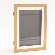 Molduras de arte com aba de madeira, moldura magnética a4, imagem emoldurada, exposição infantil diy de pinturas, decoração de casa, rack de armazenamento