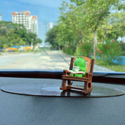 2pc sapo cadeira de balanço bonito japonês cura pequena decoração escritório desktop decoração controle central do carro
