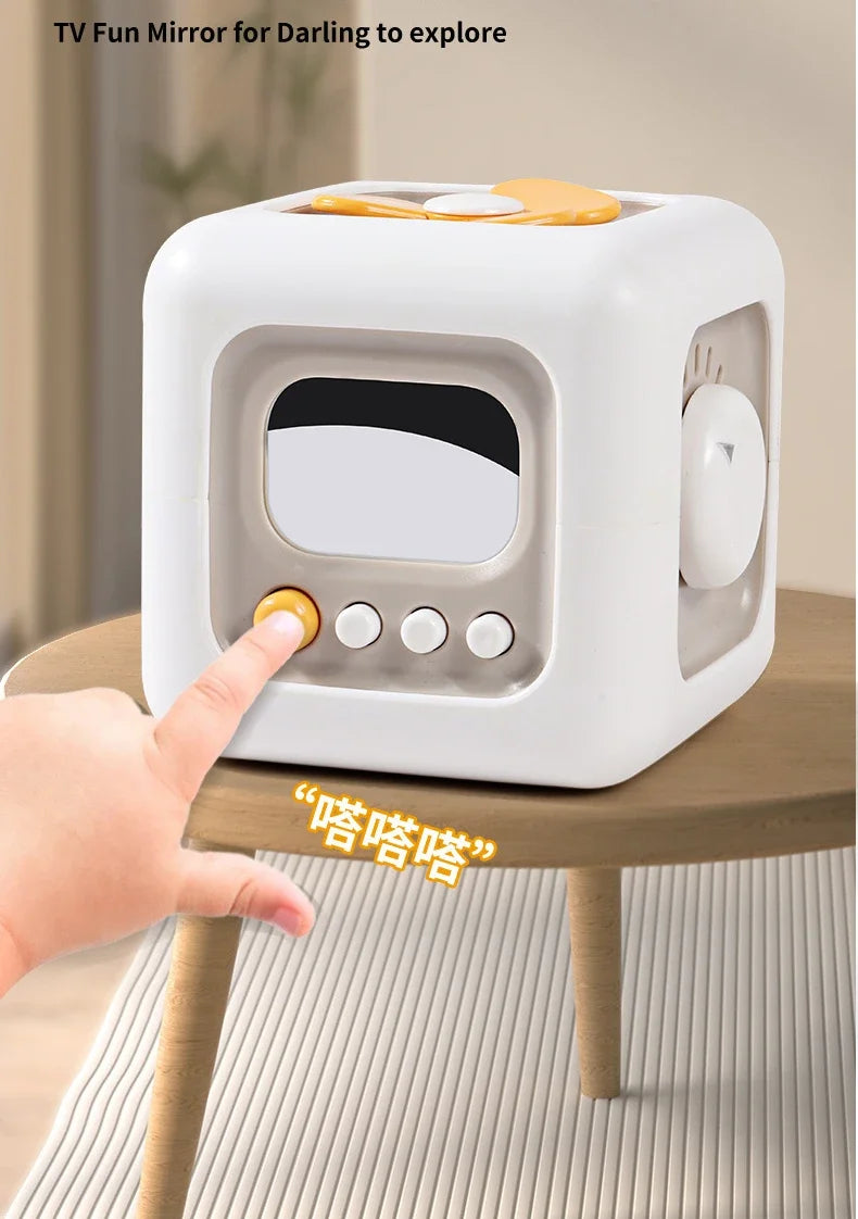 Cubo Sensorial Educativo 6 em 1 Montessori para Crianças