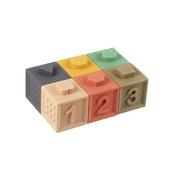 Blocos de Silicone Montessori para Bebês